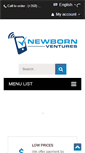Mobile Screenshot of newbornventures.com